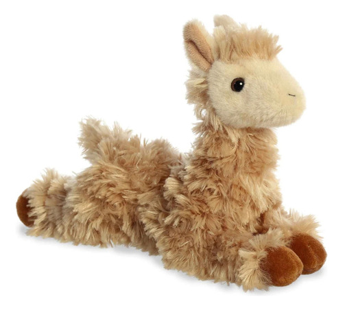 Peluche Aurora Mini Flopsie Llama Camel Alpaca Vicuña Color Caqui