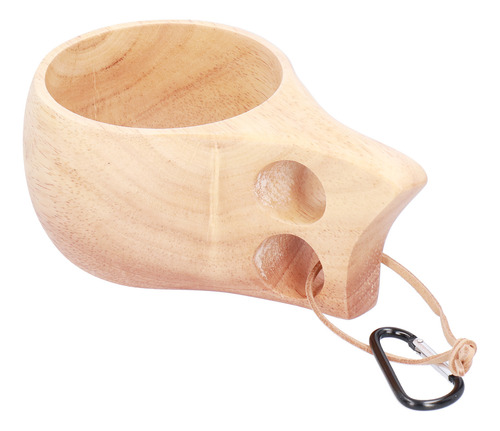 Taza De Madera, Portátil, Ligera, Con Asa Para Beber