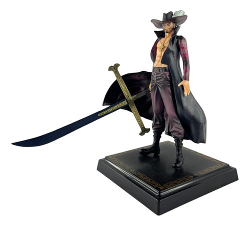 Figura Draco Mihawk Con Espada/ One Piece 