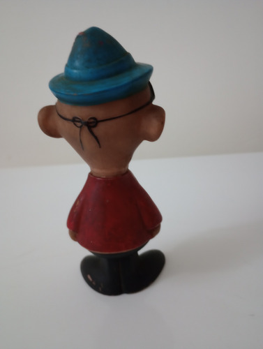 Colección Antiguo Muñeco Tío Antifaz De Goma. Año 60!! 17 Cm (Usado)