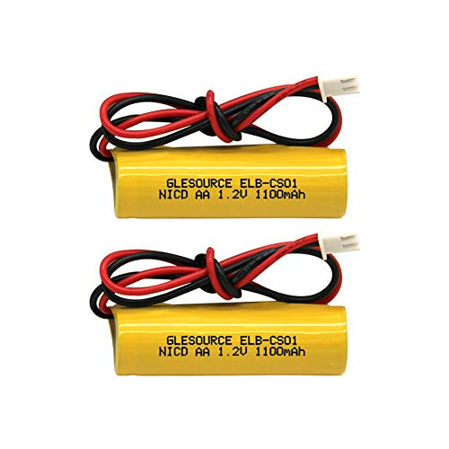 Batería De Luz De Emergencia Aa De 1100mah 1.2v Compat...