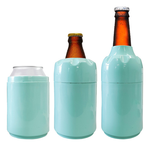 Cervegelas 3 Em 1 Long Litrinho E Lata Kit Com 10pçs Premium Cor Verde-claro