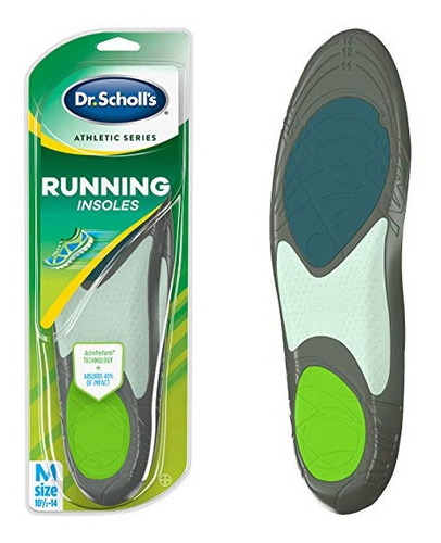 12 Plantillas Para Correr Dr Scholls Hombres Talla 10.5 -14 