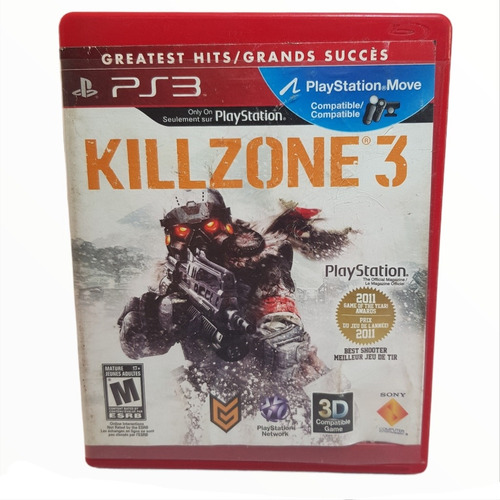 Juego Killzone 3 Greatest Hits Ps3 Físico 