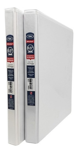 Carpeta De Vinil Acco Wilson Jones Blanco 0.5 Argolla O Pan