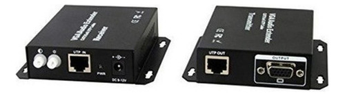 Installercctv Vga Video Y Audio Extender Sobre Cat5 Hasta 15