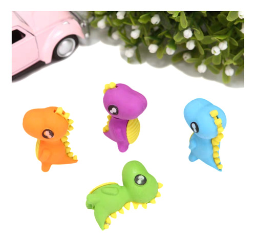 Set 24 Gomas De Borrar Dinosaurio Kawaii Sorpresa Cumpleaños