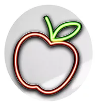 Comprar Cartel Neón Led Manzana \u002F Deco \u002F Luminoso \u002F Hogar