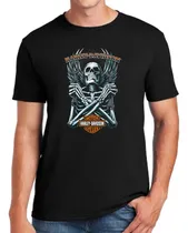 Comprar Playera Algodón Diseño Harley Davidson H19