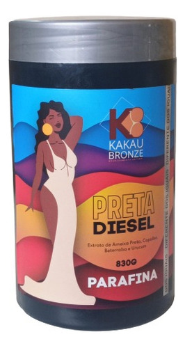 Parafina Preta Diesel Kakau Bronze 830g