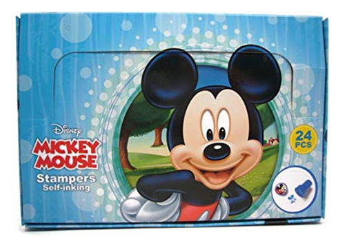 Disney Mickey Mouse - 24 Sellos Para Fiestas (en Caja)