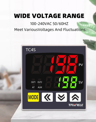 Controlador Temperatura Mod. Tc4l, 9x9cm Salida Ssr/relay