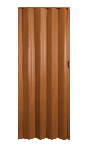 Puerta Plegable Para Baños Oficinas Color Cedro 90 X 210 Cm