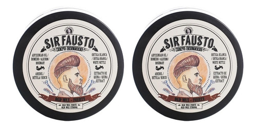 Sir Fausto Men's Old Wax Cera Fijación Fuerte Pelo 200ml 6c