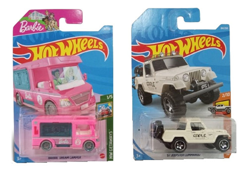 Hot Wheels Combo Jeepster Commando1967 Y Barbie Dream Camper