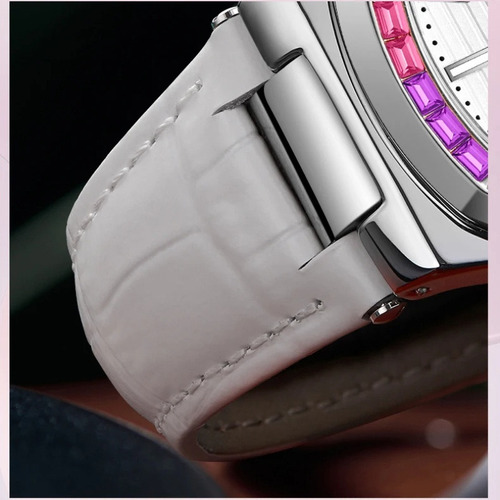 Reloj Onola Leather Rainbow Diamond Quartz