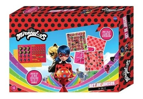 Miraculous Juego Set 4 En 1