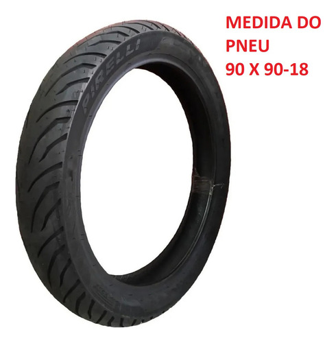 Par Pneu Titan 150/160 90/90-18 + 80/100-18 Pirelli S/camara