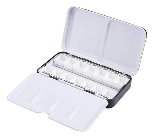 . Paleta De Lata De Acuarela Vacía, Caja De Almacenamiento
