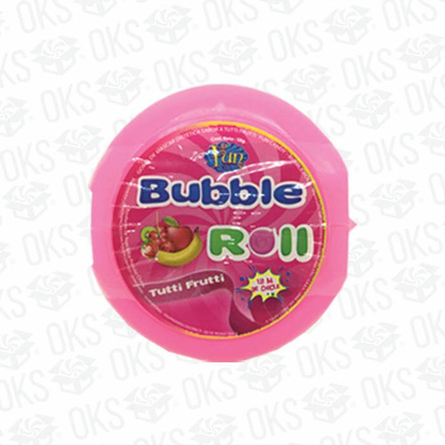 Bubble Roll Chicle Sabor Tutti Frutti 1,8 Mts