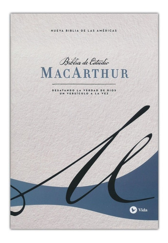 Biblia Nbla De Estudio Macarthur, Tapa Dura, Azul