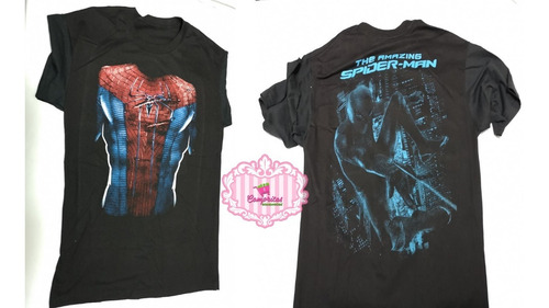 Playera Spiderman Capitan Aeroman Xg Hombre