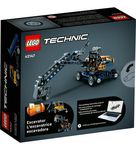Kit De Construcción Lego Technic Volquete 42147 177 Piezas