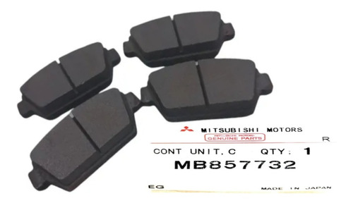 Pastillas De Freno Traseras Mitsubishi Mf Mx Ms Motor 2.0