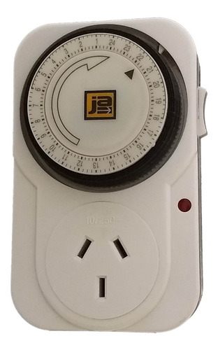 Imagen 2 de 6 de Timer Mecánico Analogico Programable Enchuflable 10amp 1660