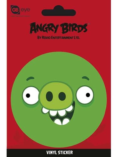 Lote De 50 Stickers Angry Bird Green Pig Ideal Para Regalos