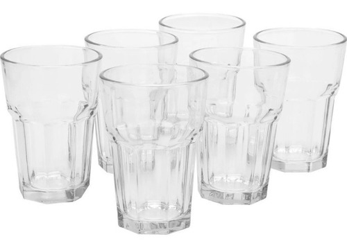 Conjunto De Copos De Vidro Cassis 420ml 6 Peças - La Cuisine Cor Transparente