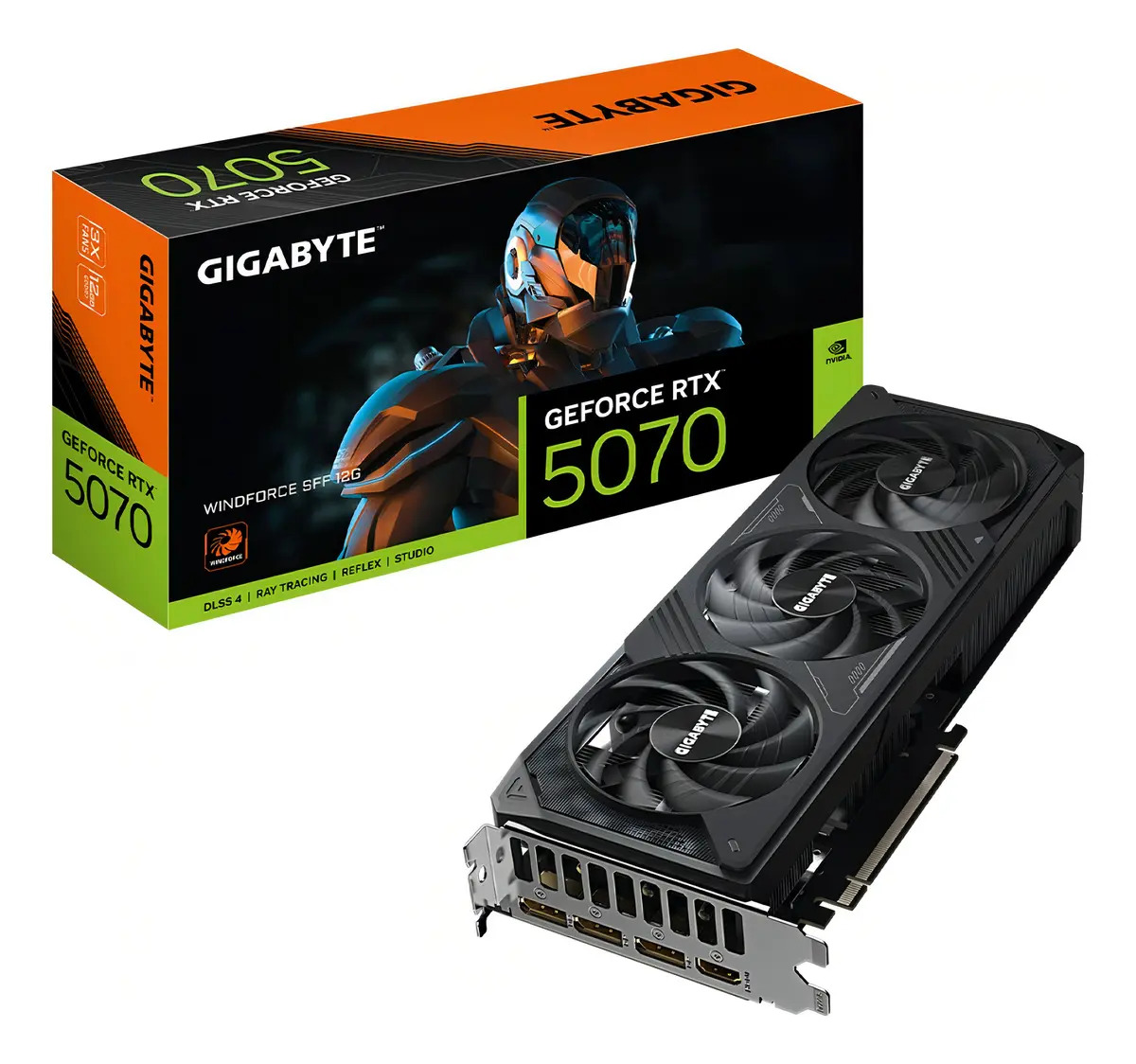 Foto do produto: Placa De Vídeo Gigabyte Rtx 5070 Windforce Sff 12gb