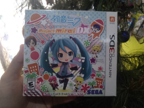 Caja De Cartón Hatsune Miku Project Mirai Dx Nintendo 3ds