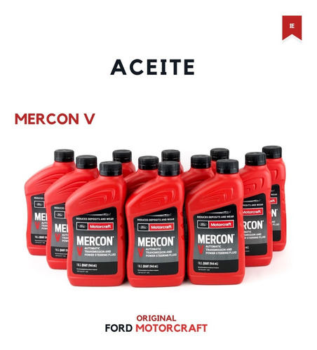 Aceite Para Caja Automatica Mercon 5 V Motorcraft 946ml