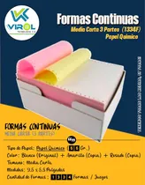 Comprar Formas Continuas Media Carta 3p - 9 1\u002F2 X 5 1\u002F2 (3 Partes)