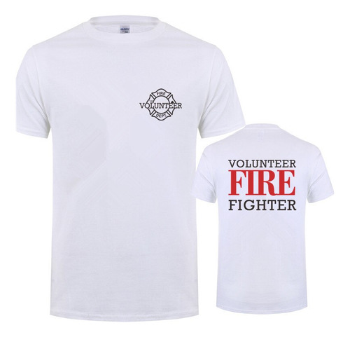 Playera Para Hombre, Bombero, Manga Corta, Bombero