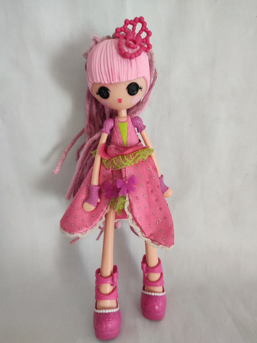  Muñeca Con Vestido Rosa Tipo Barbie  Lalaloopsy 01