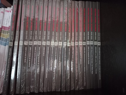 Colección 1era Y 2da Guerra Mundial, 32 Libros Con Sus Dvd (Usado)