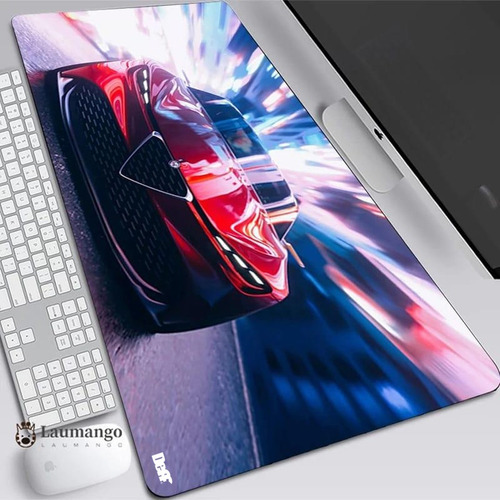 Mouse Pad Gamer Auto Rojo De Lujo | Diamac