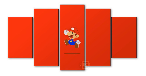 Cuadro Decorativo Moderno Gamers Mario Bros Jd-0239 Xl