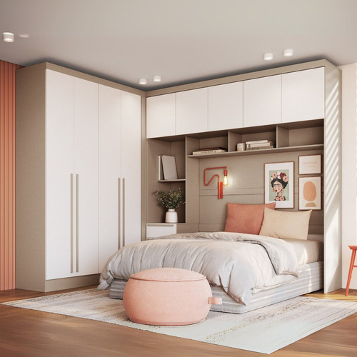 Guarda-roupa Modulado Casal 10 Portas 3 Gavetas Egwt
