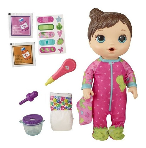 Boneca Baby Alive Aprendendo A Cuidar Morena - Hasbro E6942