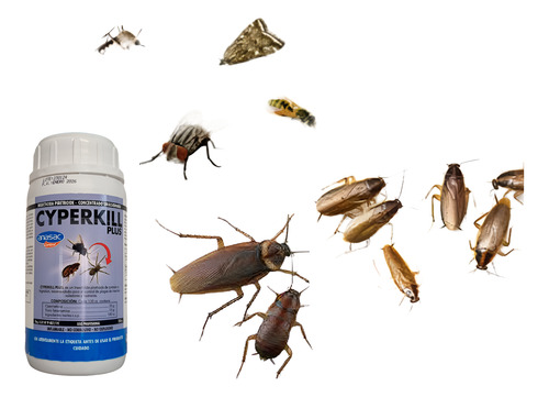 Cyperkill Plus 250cc  Anasac Mata Todo Tipo De Insectos 