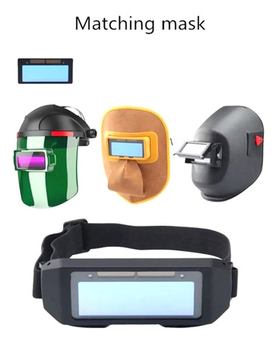 6 Lente De Soldadura De Oscurecimiento Automático,