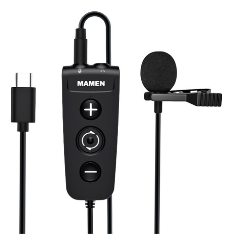 Micrófono Cambiador De Voz Mamen Mic-ls01 Con Clip