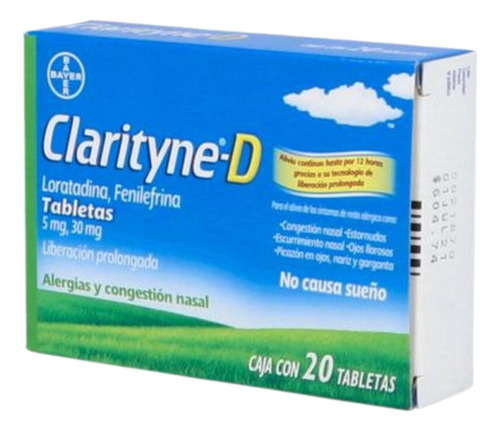 Clarityne D Caja Con 20 Tabletas