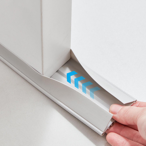 Tira De Sellado De Ruido Para Puerta De Dormitorio, Gris