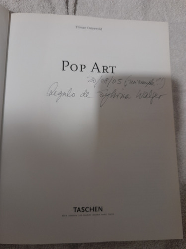 Pop Art, Tilman Osterwold, Taschen 2003, Bonn (Usado)