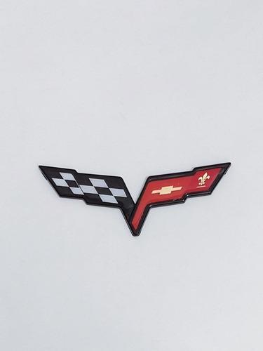 Emblema Genérico Chevrolet Corvette Negro 