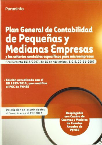 Libro Plan General Contabilidad Pymes 2011 Par De Vvaa Paran